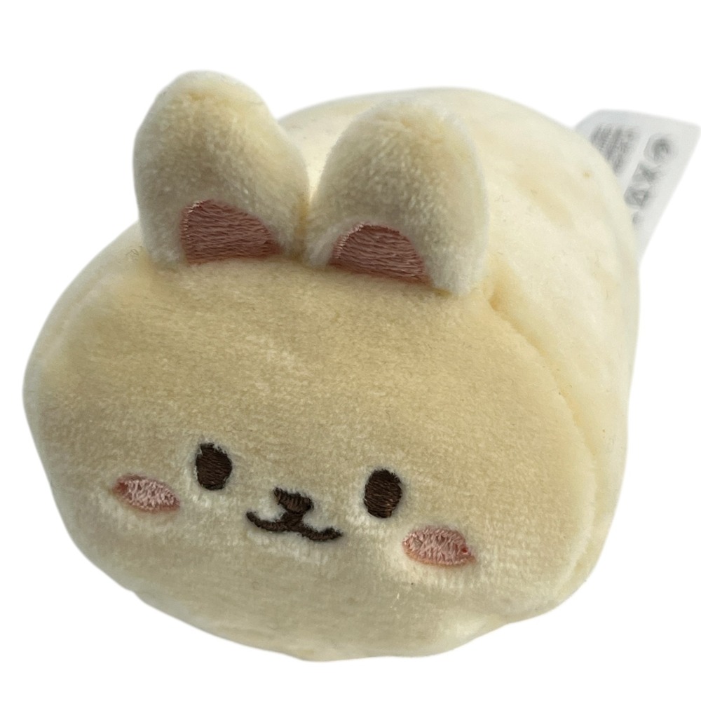 Anirollz Bunniroll 4 Inch Small Plush Doll Cute Kawaii Bunny Missing Tail
